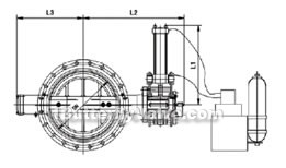 Accumulator(emergency off) quick off butterfly valve constructral diagram(pic2)