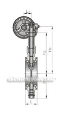 Anti-condensation al-alloy diecasting butterfly valve constructral diagram(pic5)