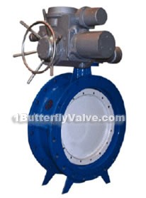 D942X electric soft-sealed flange butterfly valves