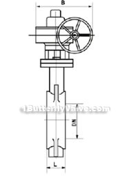 D971X electric soft-sealed wafer butterfly valve constructral diagram(pic1)