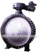 Manual metal hard-sealed wafer butterfly valves