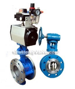 Flange ceramic hard-sealed butterfly valves