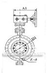 Flange insulation butterfly valve constructral diagram(pic3)