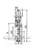 Flange insulation butterfly valve constructral diagram(pic5)