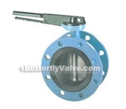 Flange soft-sealed butterfly valves