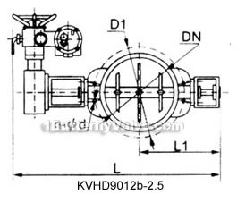 High temperature butterfly valve constructral diagram(pic3)