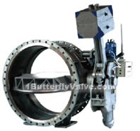 Hydraulic control butterfly valves