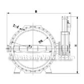 Hydraulic control check butterfly valve constructral diagram(pic2)