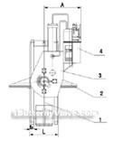 Hydraulic control check butterfly valve constructral diagram(pic1)