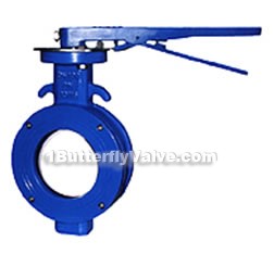 D72X manual single eccentric wafer butterfly valves