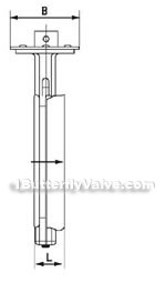 D72X manual single eccentric wafer butterfly valve constructral diagram(pic1)