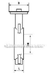 D71X manual soft-sealed wafer butterfly valve constructral diagram(pic2)