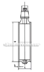 Manual ventilation butterfly valve constructral diagram(pic2)