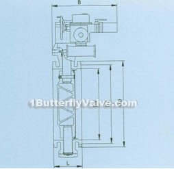 D942X oversized electric soft-sealed butterfly valve constructral diagram(pic1)