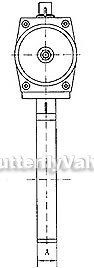 Pneumatic high vacuum butterfly valve constructral diagram(pic2)