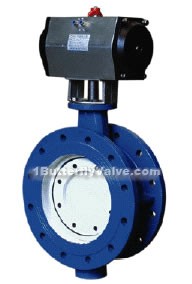 D642X pneumatic soft-sealed flange butterfly valves