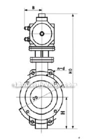 D671X pneumatic soft-sealed wafer butterfly valve constructral diagram(pic1)