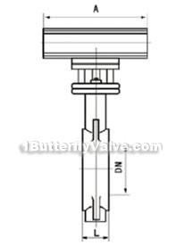 D671X pneumatic soft-sealed wafer butterfly valve constructral diagram(pic2)