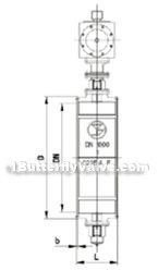 Pneumatic ventilation butterfly valve constructral diagram(pic2)