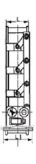 Rectangle louver regulate butterfly valve constructral diagram(pic2)