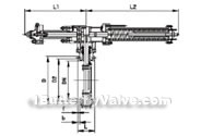 Spring(emergency off) quick off butterfly valve constructral diagram(pic1)