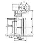 DS341X telescopic flange butterfly valve constructral diagram(pic1)