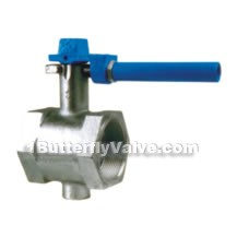 Threaded connection butterfly valves