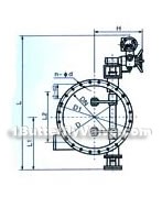 Tipping sealing butterfly valve constructral diagram(pic1)