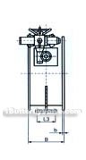 Tipping sealing butterfly valve constructral diagram(pic2)